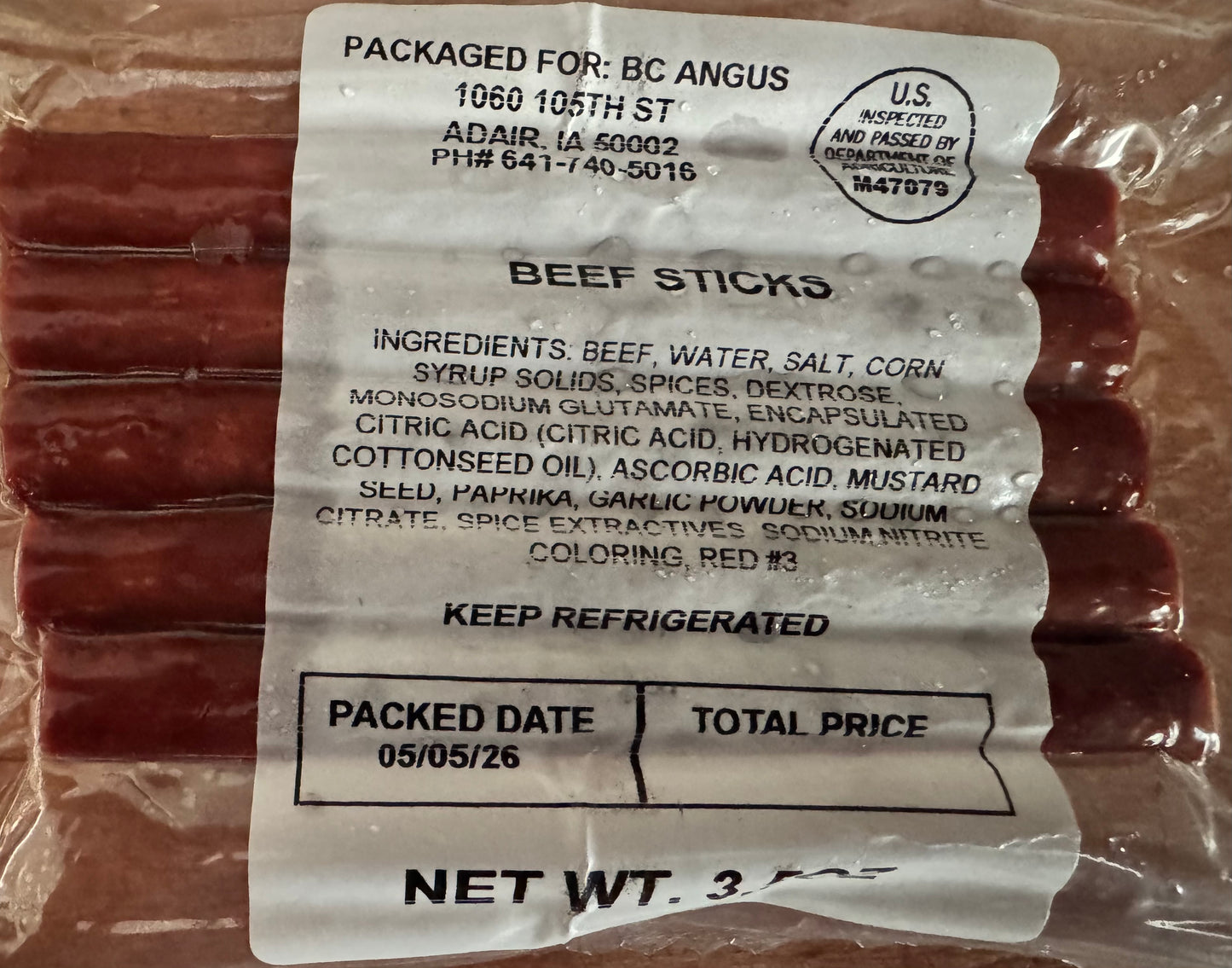 Beef & Cheddar Snack Pack