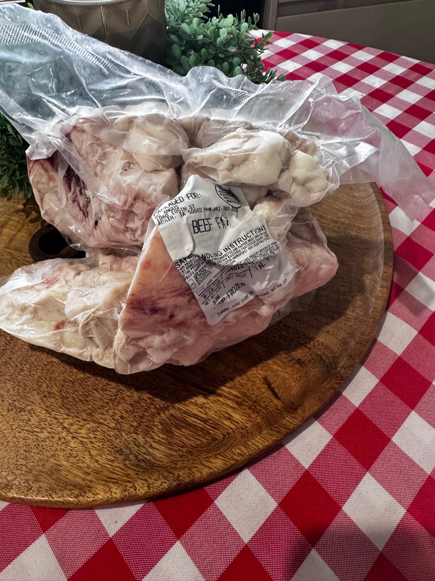 BEEF TALLOW - BC Angus
