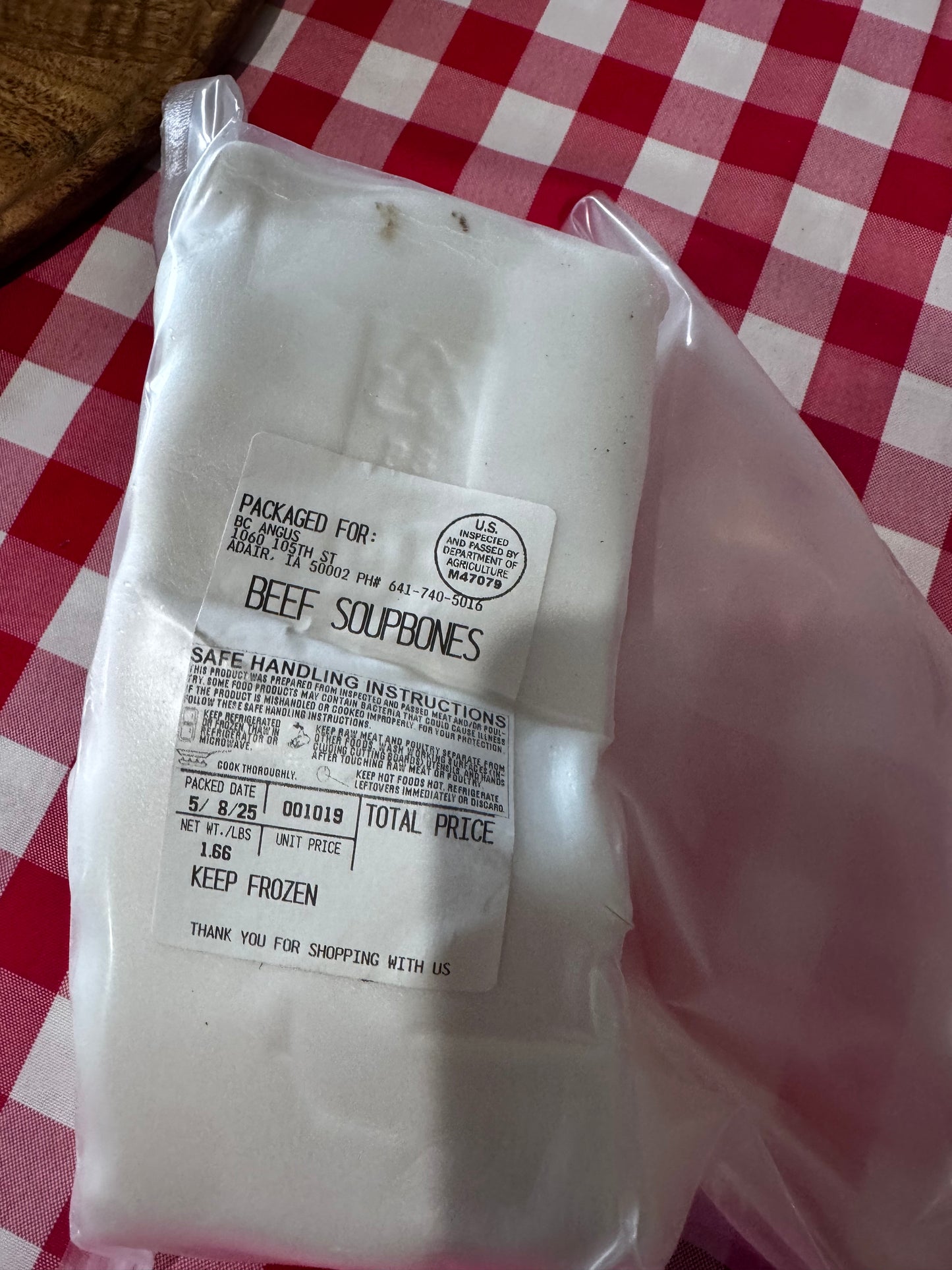 BEEF SOUP BONES - BC Angus