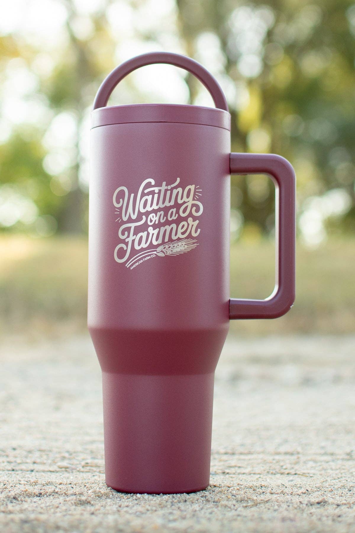 'Waiting on a Farmer' 40oz Water Tank Tumbler